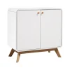 Cassie - Dressoir met 2 witte spaanplaatdeuren