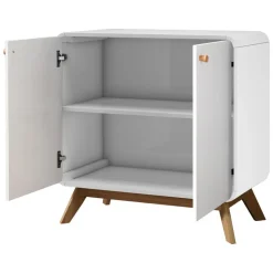 Cassie - Dressoir met 2 witte spaanplaatdeuren