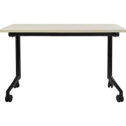 CAVI - Bureau verstelbaar - Lichtbruin/Zwart - 120 x 60 cm - Metaal