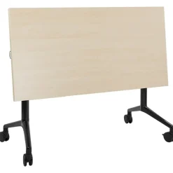 CAVI - Bureau verstelbaar - Lichtbruin/Zwart - 120 x 60 cm - Metaal