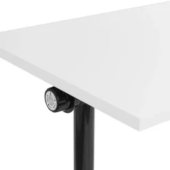 CAVI - Bureau verstelbaar - Wit/Zwart - 120 x 60 cm - Metaal