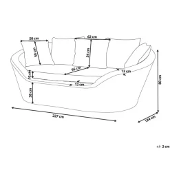 CAVO - Ligbed - Natuurlijk - Rotan