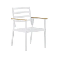 CAVOLI - Tuinset voor 4 - Wit/Beige - Aluminium