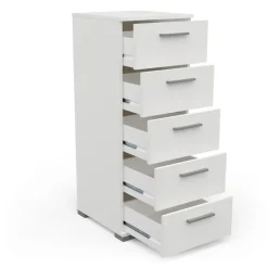 CBA Ladekast Izzy - 41,9 x 39,8 x 101,8 cm - Wit