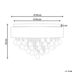 CEDEIRA - Kroonluchter - Zilver - Ijzer