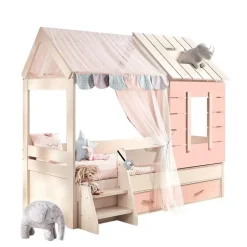 Cento Pink bedhuisje kinderbed meisjeskamer 200 x 90 cm