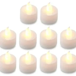 Cepewa Kaarsen - LED - 10 st - 3,5 cm - met afstandsbediening