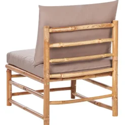CERRETO - Loungeset 5-zits - Taupe - Bamboe