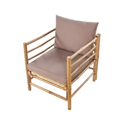 CERRETO - Loungeset 5-zits - Taupe - Bamboe