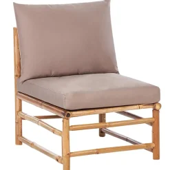 CERRETO - Loungeset 5-zits - Taupe - Bamboe