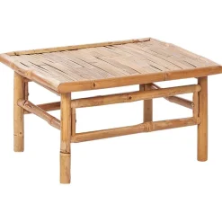 CERRETO - Loungeset 4-zits - Wit - Bamboehout