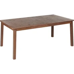 CESANA - Tuintafel - Donkerhout - 100 x 180/240 cm - Acaciahout