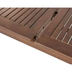 CESANA - Tuintafel - Donkerhout - 100 x 180/240 cm - Acaciahout