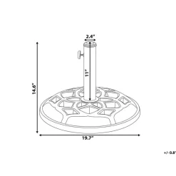 CETO - Parasolvoet - Zwart - Beton