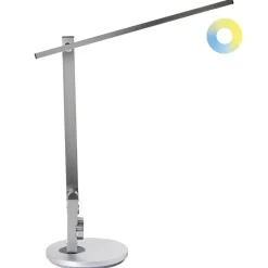 CETUS - Bureaulamp LED - Zilver - Synthetisch materiaal