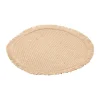 Chaks Placemat - D38 cm - gevlochten - beige - bohemian