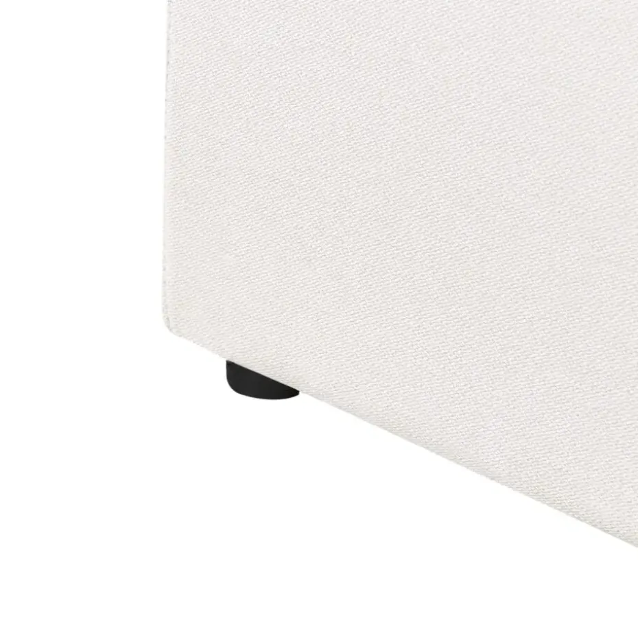 CHALLANS - Bed met opbergruimte - Off-white - 140 x 200 cm - Stof