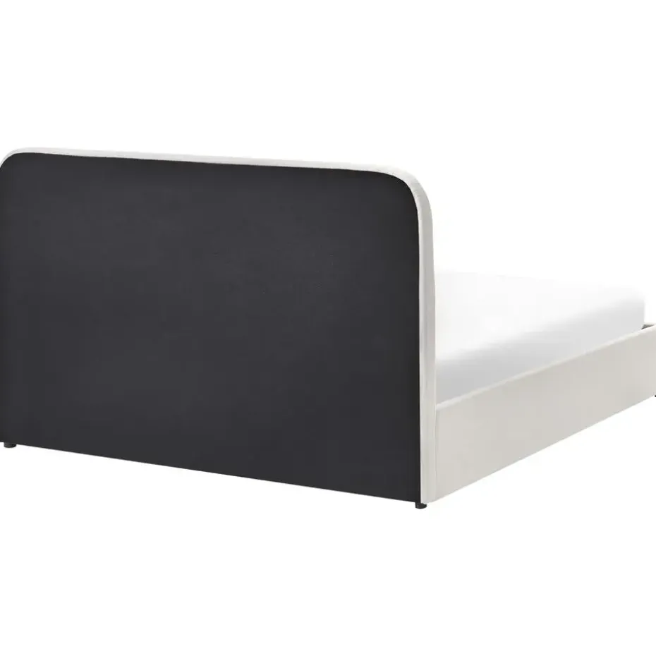 CHALLANS - Bed met opbergruimte - Off-white - 140 x 200 cm - Stof