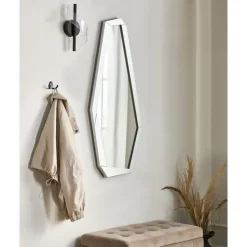 CHANU - Wandspiegel - Zilver - Hout