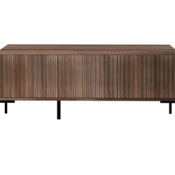 Charlie - Laag dressoir met 3 deuren in walnoot-look