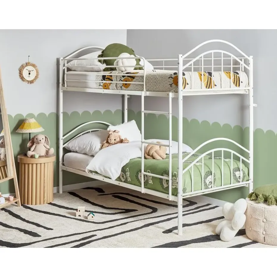 CHARTRES - Stapelbed - Wit - 90 x 200 cm - Metaal