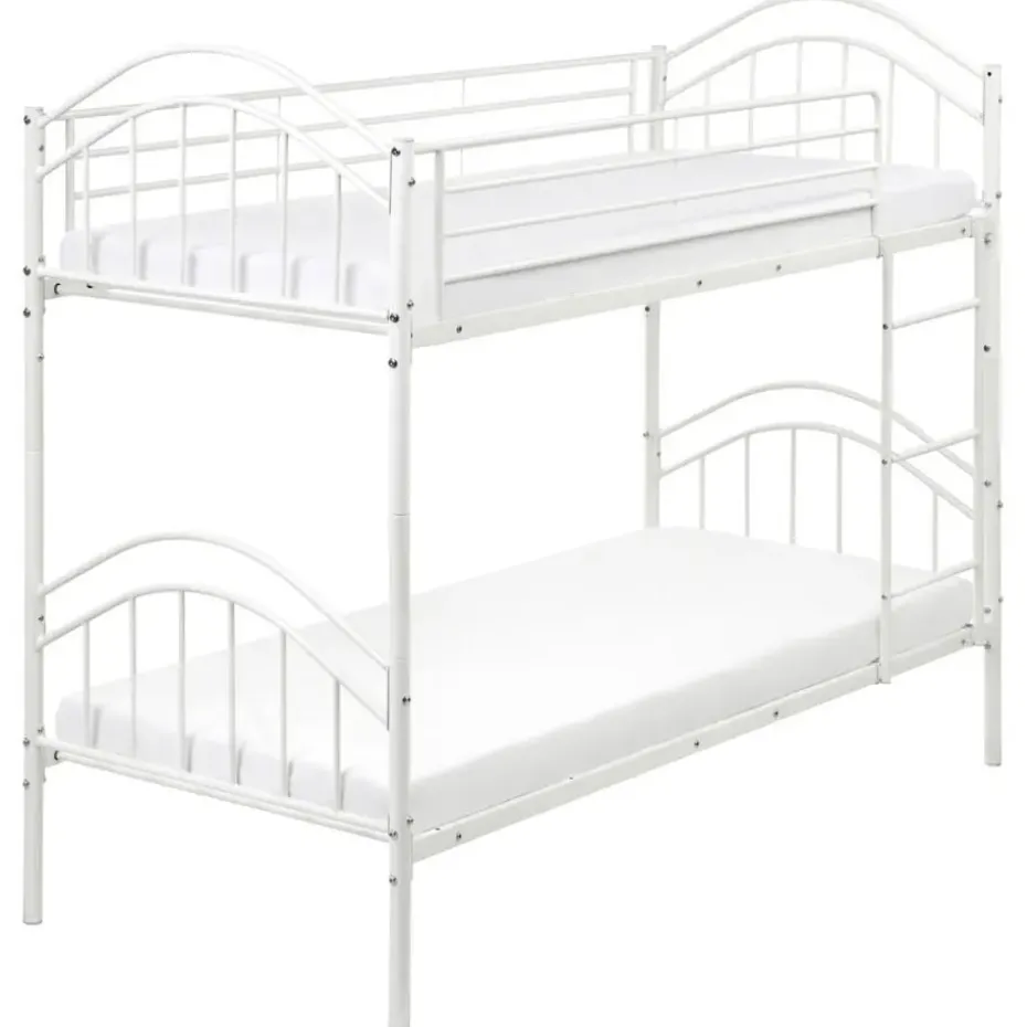 CHARTRES - Stapelbed - Wit - 90 x 200 cm - Metaal