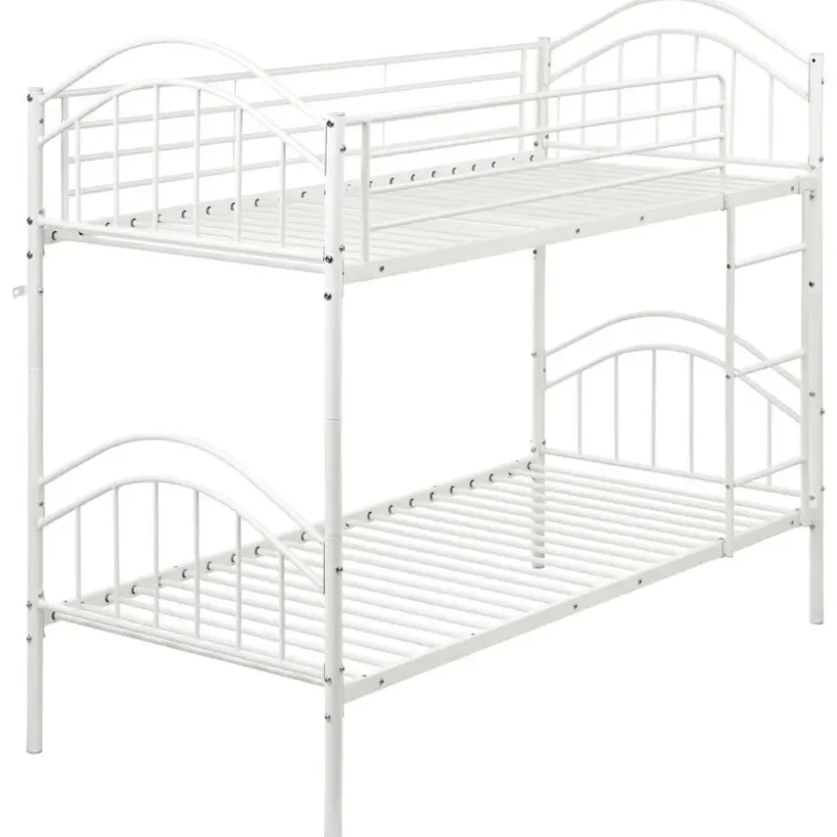 CHARTRES - Stapelbed - Wit - 90 x 200 cm - Metaal