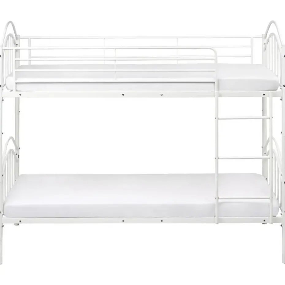 CHARTRES - Stapelbed - Wit - 90 x 200 cm - Metaal