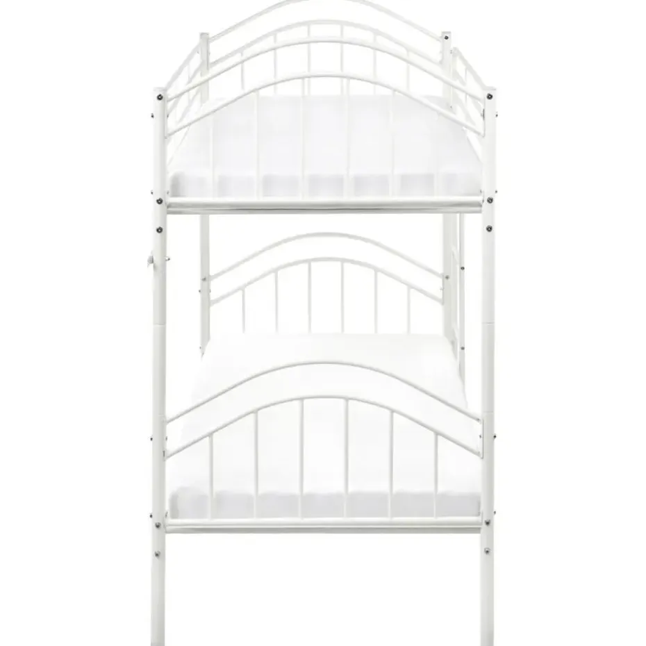 CHARTRES - Stapelbed - Wit - 90 x 200 cm - Metaal