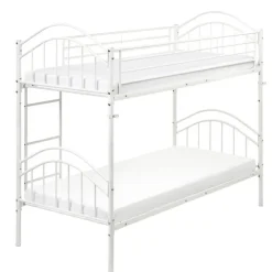 CHARTRES - Stapelbed - Wit - 90 x 200 cm - Metaal