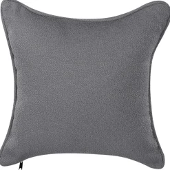 CHEVANNES - Chaise longue - Donkergrijs - Bouclé