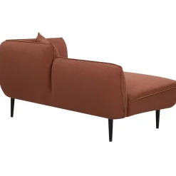 CHEVANNES - Chaise longue - Donkerrood - Bouclé