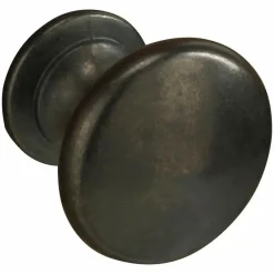 Chris - Onderkast met 2 deuren van beton/zwarte spaanplaat 60 cm