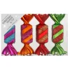 Christmas goods Kersthangers - 4x - snoepjes - gekleurd - 10.5 cm