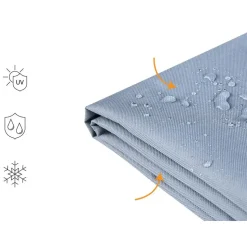 CHUVA - Beschermhoes voor parasol MONZA en VARESE - Grijs - Polyester