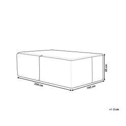 CHUVA - Beschermhoes voor loungeset SANO - Grijs - Polyester