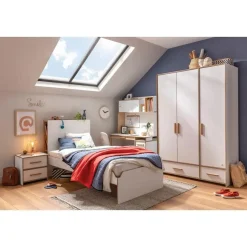 Cilek Modera hoge ladekast wit houtlook