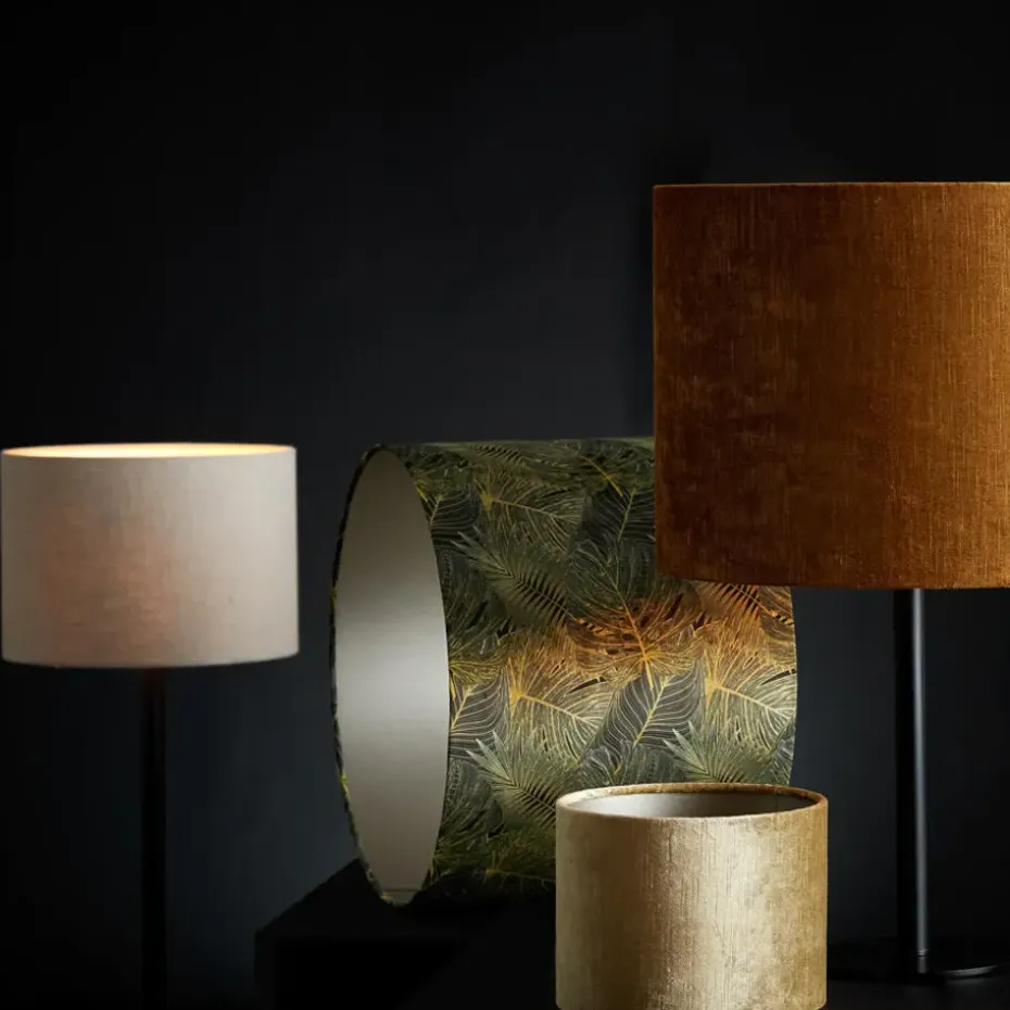 Cilinder Lampenkap Amazone - Groen - Ø40x30cm