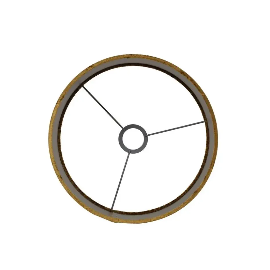 Cilinder Lampenkap Gemstone - Goud - Ø50x38cm