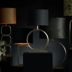 Cilinder Lampenkap Livigno - Zwart - Ø30 x 21 cm