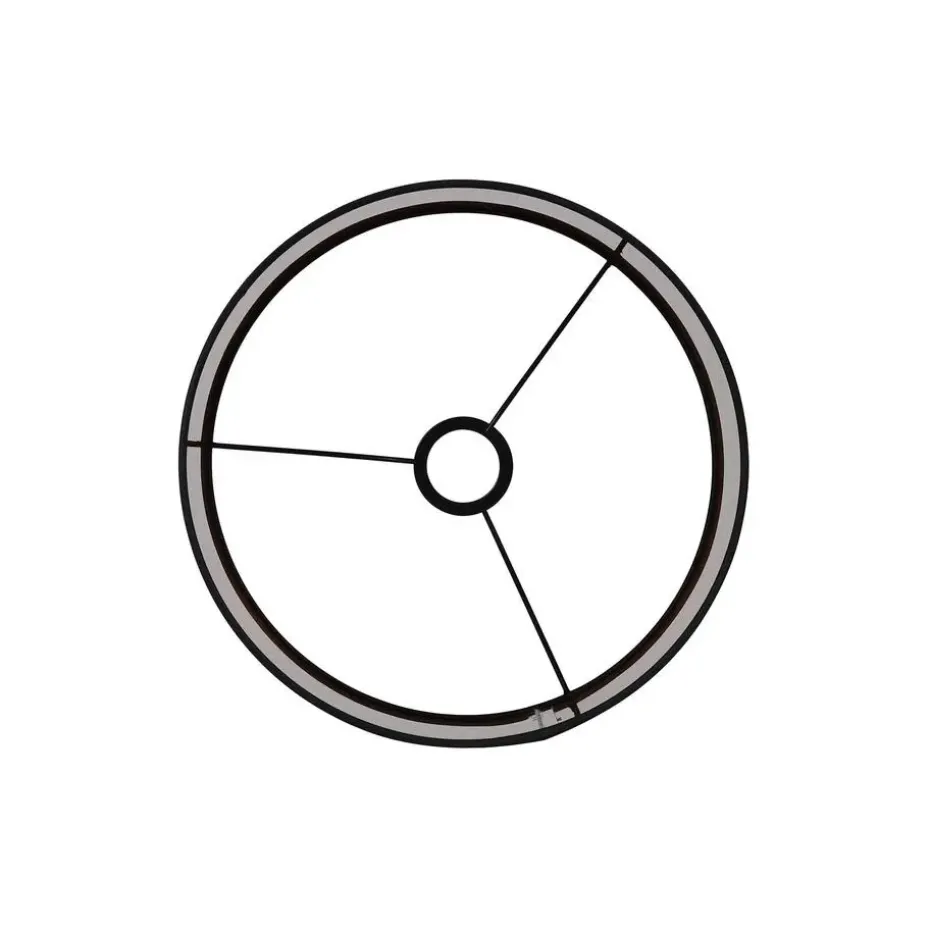 Cilinder Lampenkap Livigno - Zwart - Ø30 x 21 cm