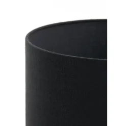 Cilinder Lampenkap Livigno - Zwart - Ø30 x 21 cm