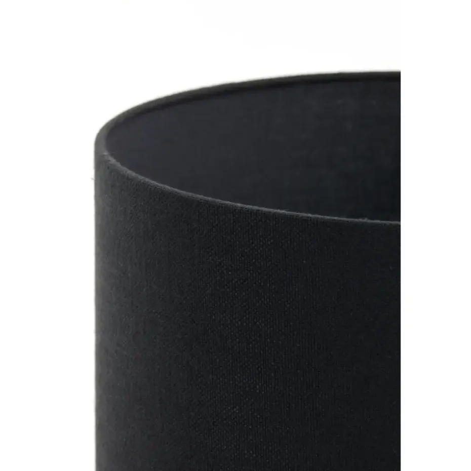 Cilinder Lampenkap Livigno - Zwart - Ø30 x 21 cm