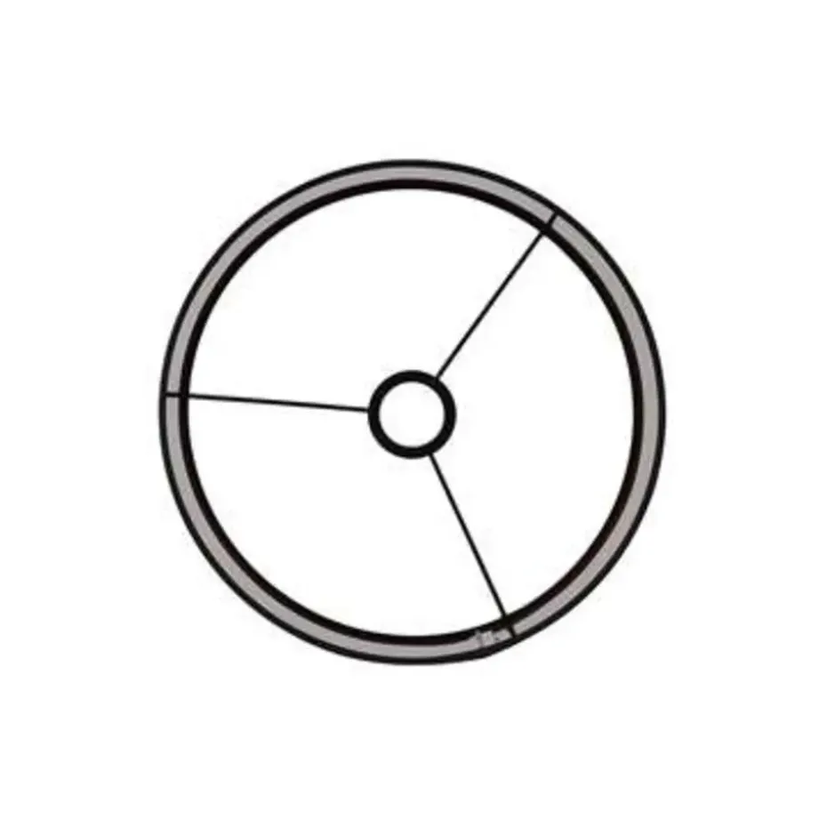 Cilinder Lampenkap Livigno - Zwart - Ø30 x 21 cm