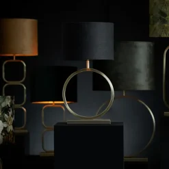 Cilinder Lampenkap Livigno - Zwart - Ø30 x 21 cm