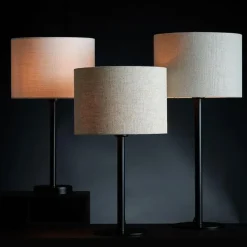 Cilinder Lampenkap Livigno - Eiwit - Ø25cm