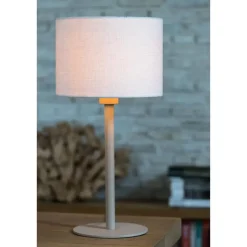 Cilinder Lampenkap Livigno - Eiwit - Ø25cm