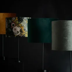 Cilinder Lampenkap Velours - Dutch Green - Ø30x21cm