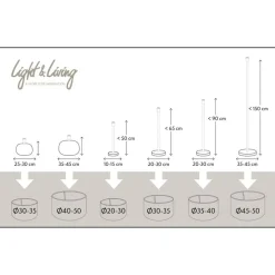 Cilinder Lampenkap Velours - Terra - Ø40x30cm