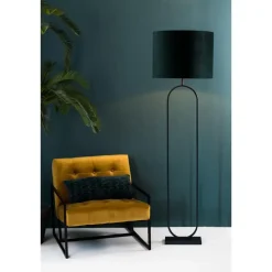 Cilinder Lampenkap Velours - Dutch Green - Ø40x30cm